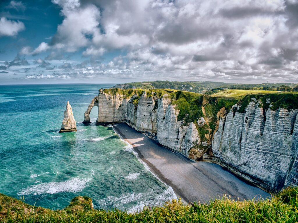 falaises Etretat en Normandie